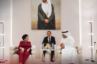 Megawati Soekarnoputri tiba di Abu Dhabi untuk menghadiri rangkaian Zayed Award for Human Fraternity 2026.