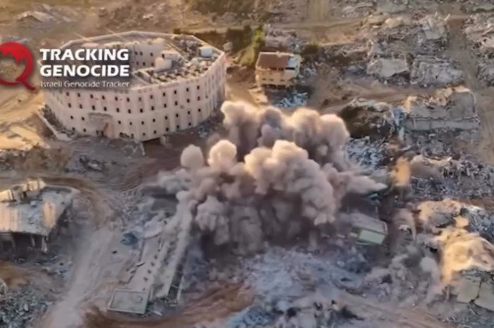 Bangunan kokoh di tengah reruntuhan Gaza Utara itu menjadi simbol keteguhan dan solidaritas lintas bangsa.