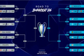 Daftar resmi 16 besar Liga Champions 2025/26 usai playoff penuh drama dan kejutan besar.
