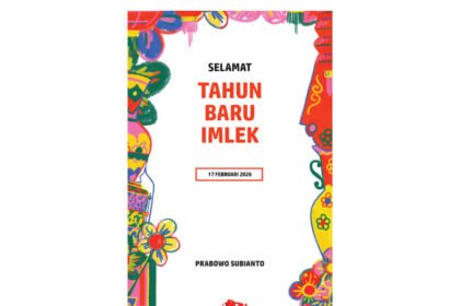 Sambut Tahun Kuda Api, Presiden Prabowo Kirim Pesan Damai dan Kemakmuran