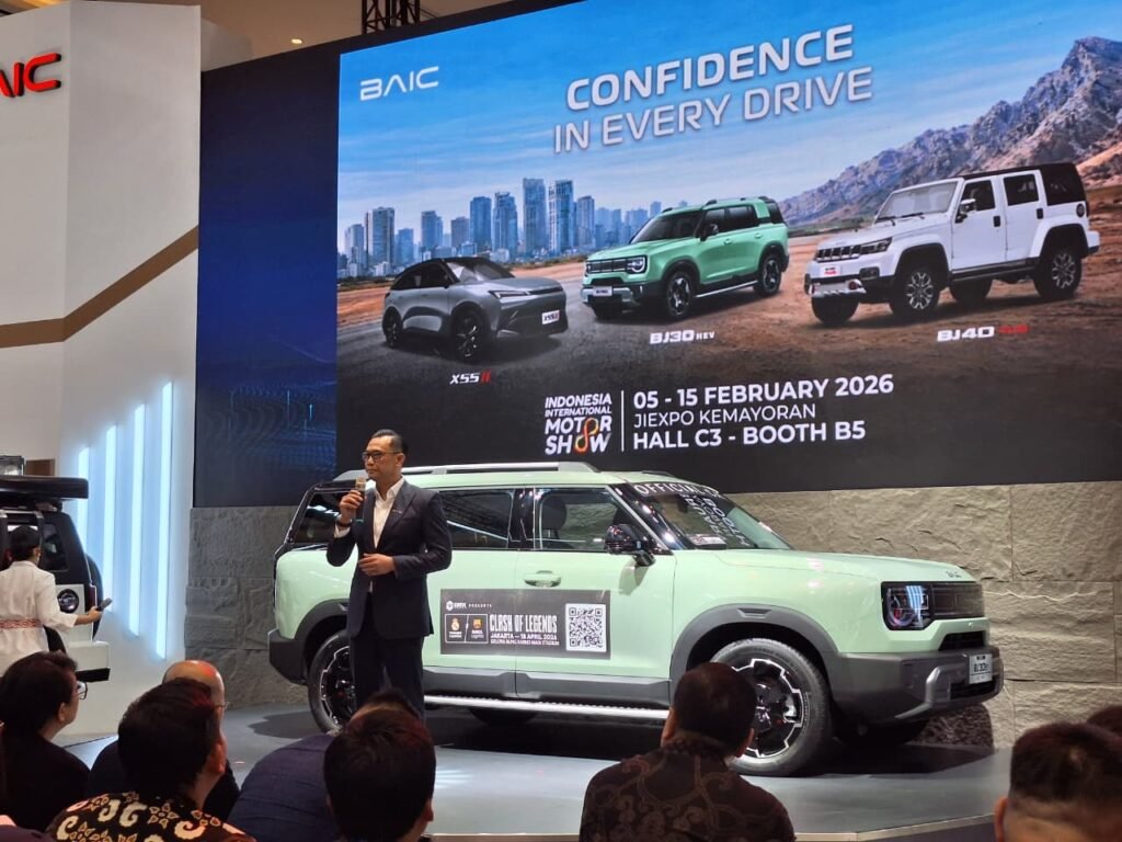 BAIC Indonesia Comeback di IIMS 2026, Ada Promo dan Tiket Clash of Legends 3 BAIC Indonesia Comeback di IIMS 2026, Ada Promo dan Tiket Clash of Legends
