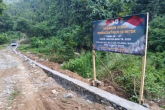 TMMD Kodim 1402 Polman Rampungkan Talud 50 Meter di Jalur Rawan Longsor