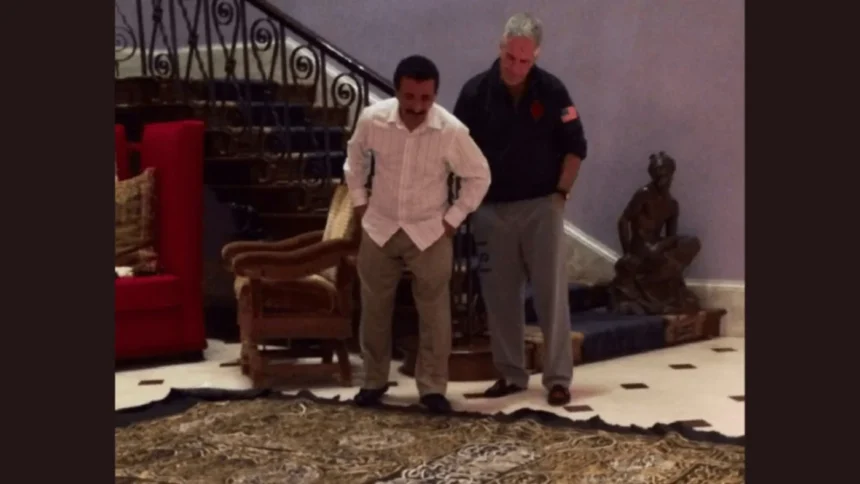 Dunia Muslim Geger, Kain Serupa Kiswah Jadi Karpet Lantai di Rumah Epstein