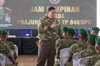 Pesan Menhan Sjafrie untuk Yon TP 848/SPC: TNI Pelindung dan Penggerak Masyarakat