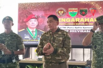 Menhan Sjafrie Ingatkan Prajurit TNI Jangan Pernah Lukai Hati Rakyat