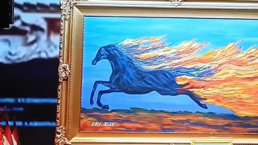 Low Tuck Kwong Pinang Lukisan SBY "Kuda Api" Senilai Rp6,5 Miliar untuk Amal
