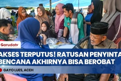 Tangis Haru Warga Pining Gayo Lues Akhirnya Bisa Berobat Gratis