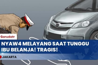DETIK-DETIK TRAGIS! Bocah 7 Tahun Tewas Diseruduk Minibus Saat Tunggu Ibu Belanja di Pasuruan