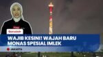 MONAS KEREN BANGET! Video Mapping & Air Mancur Menari Spesial Imlek 2026 Diserbu Warga