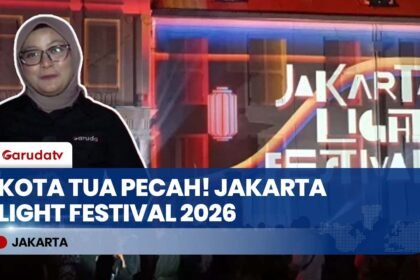 JAKARTA MENYALA! 30 Ribu Orang Serbu Video Mapping Kota Tua Rayakan Imlek 2026