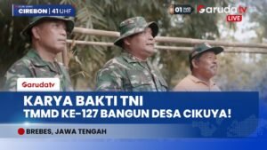 TNI Bangun Desa! Dandim Brebes Tinjau Langsung Proyek Jalan & Bedah Rumah TMMD ke-127