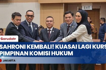 Resmi Balik Kandang! Ahmad Sahroni Kembali Jabat Wakil Ketua Komisi III DPR RI