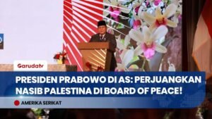 Misi Damai di Amerika! Presiden Prabowo Hadiri Pertemuan Perdana Board of Peace Demi Gaza