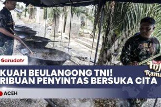 TNI Beraksi! Masak 2.500 Porsi Kuah Beulangong Spesial untuk Berbuka Puasa Penyintas Bencana Aceh!