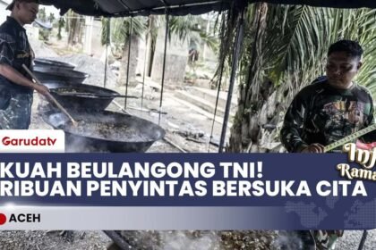TNI Beraksi! Masak 2.500 Porsi Kuah Beulangong Spesial untuk Berbuka Puasa Penyintas Bencana Aceh!