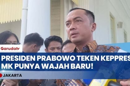 RESMI! Presiden Prabowo Teken Keppres Adies Kadir Jadi Hakim MK, Ini Sosok Penggantinya!