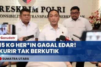 DRAMATIS! Detik-Detik Bareskrim Sergap Kurir 15 Kg Her*in di Jalan Lintas Sumatera