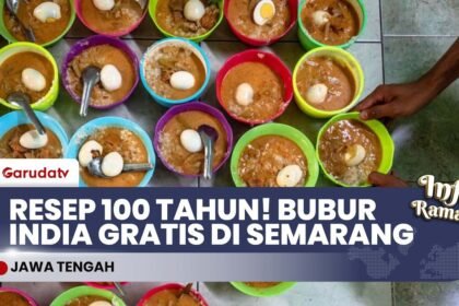 TRADISI RATUSAN TAHUN! Rahasia Bubur India Masjid Pekojan Semarang yang Selalu Diburu Jemaah