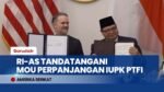 Indonesia dan Amerika Tandatangani MOU untuk Perpanjangan IUPK PTF