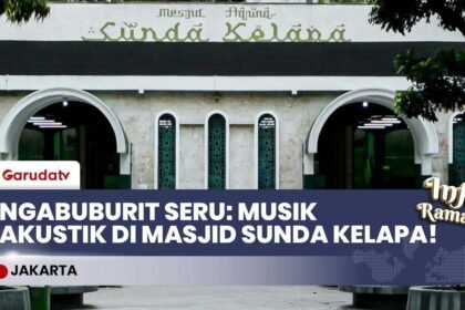 Vibes-nya Asik Banget! Ngabuburit di Ramadankustik Masjid Sunda Kelapa, Ada Musik & Bazaar!