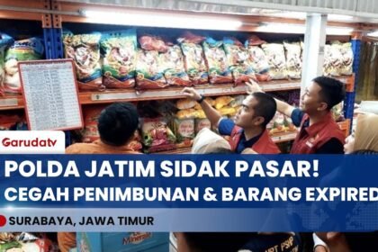 SABATASE RAMADAN? Polda Jatim Sidak Pasar Grosir, Pastikan Stok Aman & Bebas Produk Kadaluarsa!