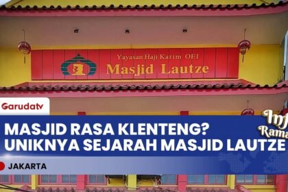 MASJID TANPA KUBAH! Mengintip Sejarah Masjid Lautze, Oase Mualaf Tionghoa di Tengah Jakarta