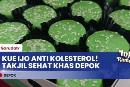 TAKJIL SEHAT! Kue Ijo Khas Depok Jadi Incaran, Enak Tapi Bisa Turunkan Kolesterol?