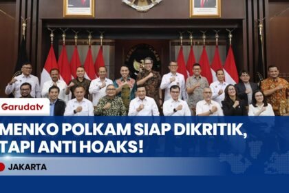 MENKOPOLKAM KUMPULKAN PEMRED! Jenderal Djamari Sentil Fitnah & Hoaks yang Pecah Belah Bangsa!