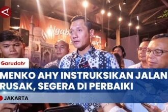 Persiapan Mudik 2026, Menko AHY Pastikan Jalan Rusak dan Berlubang Diperbaiki
