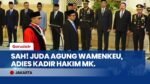 GEBRAKAN ISTANA! Presiden Prabowo Lantik Juda Agung Jadi Wamenkeu & Adies Kadir Hakim MK Baru!