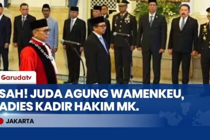 GEBRAKAN ISTANA! Presiden Prabowo Lantik Juda Agung Jadi Wamenkeu & Adies Kadir Hakim MK Baru!