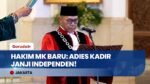 Adies Kadir Resmi Jadi Hakim MK, Berjanji Mundur Jika Ada Konflik Kepentingan!
