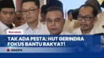 HUT Ke-18 Gerindra Dirayakan Sederhana di Kertanegara, Prabowo Pilih Fokus Empati Korban Bencana
