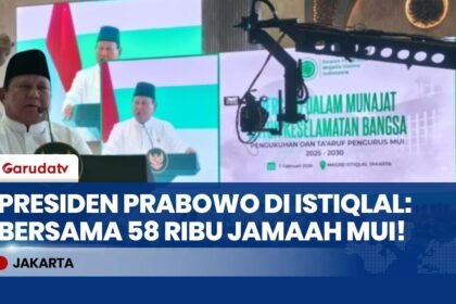 Presiden Prabowo Hadiri Pengukuhan Pengurus MUI 2025-2030 di Istiqlal, Ribuan Ulama Berkumpul!