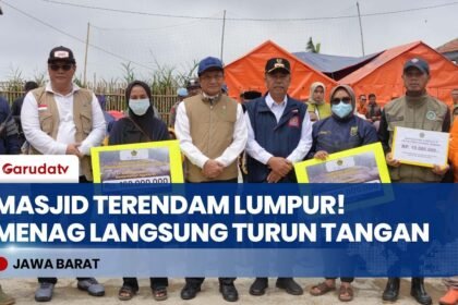 Menag Nasaruddin Umar Turun ke Lumpur! Pastikan Masjid & Ibadah Korban Longsor KBB Aman