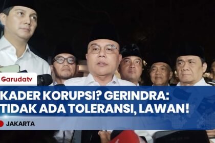 Gerindra Berani! Instruksi Tegas Prabowo: Kader Korupsi Tidak Akan Dibela!