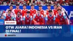 Timnas Futsal Indonesia Siap Tempur Lawan Iran di Indonesia Arena, Suporter Merah Putih Membeludak!
