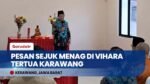ADEM! Menteri Agama Kunjungi Vihara Tertua di Karawang, Ajak Umat Jaga Toleransi Jelang Imlek!