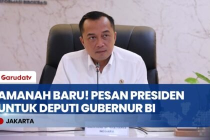 PESAN MENDALAM PRESIDEN! Thomas Djiwandono Resmi Jadi Deputi Gubernur BI 2026-2031
