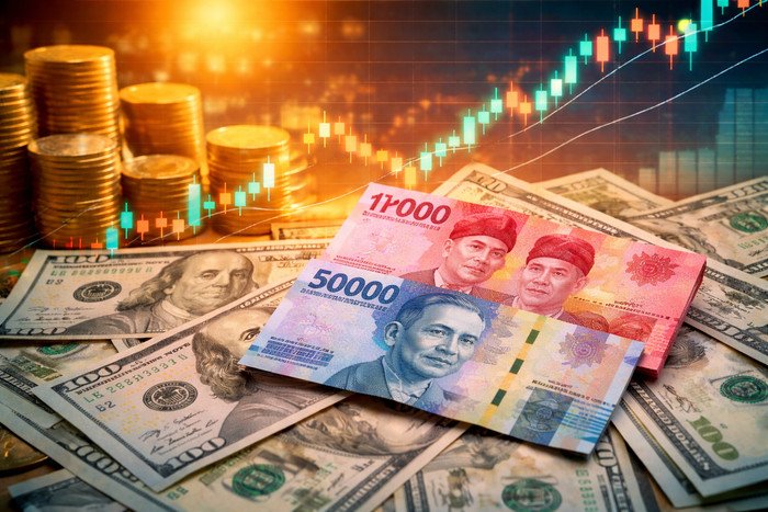 Rupiah naik terhadap dolar AS di akhir perdagangan Rabu, dipicu komentar pejabat The Fed dan kebijakan tarif baru di Amerika Serikat.