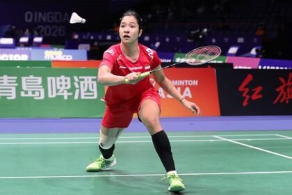 Ester Nurumi Tri Wardoyo memastikan kemenangan Indonesia atas Thailand pada partai kelima BATC 2026 dengan skor akhir 3-2.