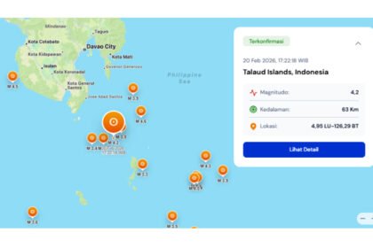 Gempa 4,2 magnitudo mengguncang Kepulauan Talaud sore ini, tak berpotensi tsunami, warga diimbau tetap tenang dan waspada.