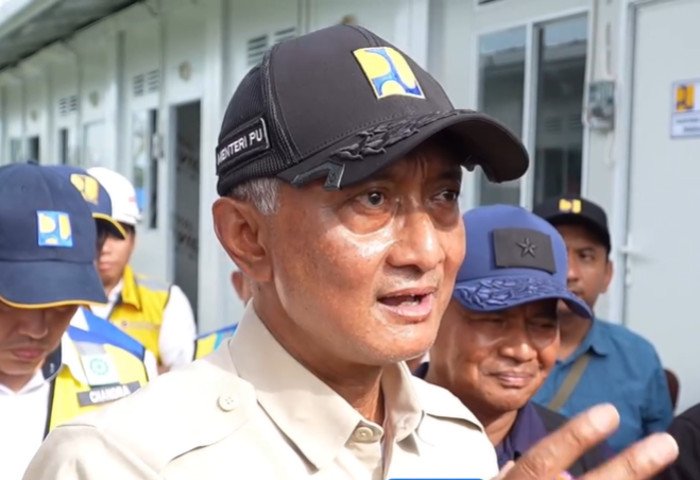 Menteri Pekerjaan Umum memastikan percepatan penyelesaian Huntara bagi warga terdampak di Aceh Tamiang.
