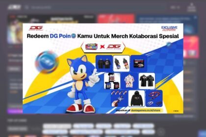 Top up game kini makin bernilai dengan hadirnya merchandise eksklusif Sonic Rumble hasil kolaborasi Dunia Games Telkomsel dan SEGA.