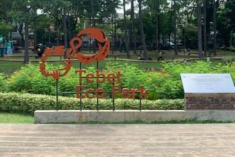 Gambar Tebet Eco Park Jakarta Selatan (Kompas.com/Krisda Tiofani)