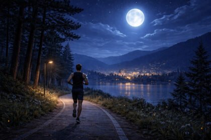 Fun Night Run Digelar Polisi di Pesanggrahan, Wadahi Minat Lari Sekaligus Tekan Balap Liar (Ilustrasi dibuat oleh AI)