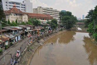 Ilustrasi Sungai Ciliwung (Oleh Wibowo Djatmiko (Wie146) - Karya sendiri, CC BY-SA 3.0, https://commons.wikimedia.org/w/index.php?curid=9688608)