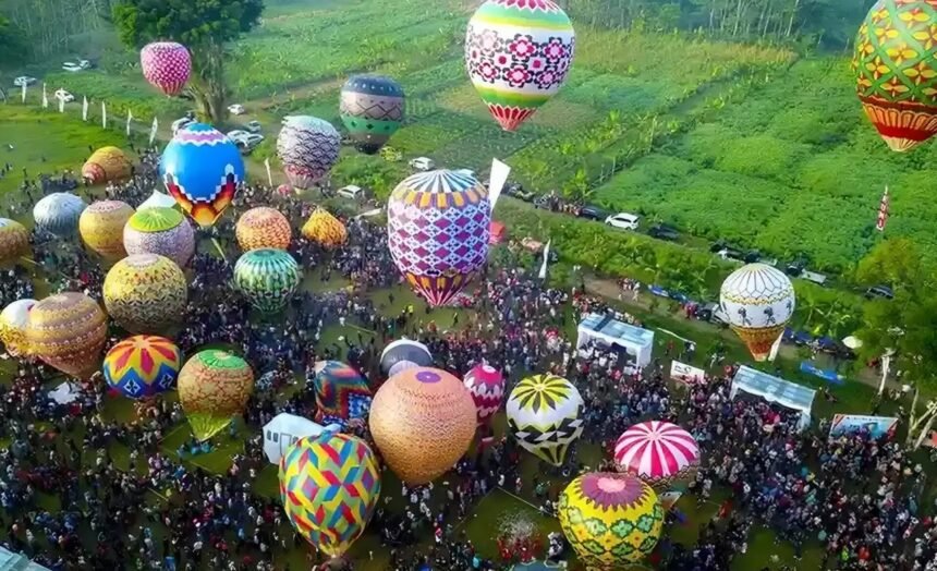 Pesona Balon Udara di Wonosobo