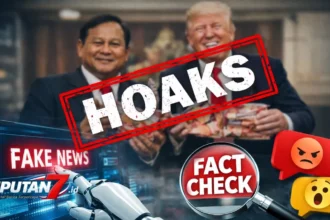 Hoaks Foto Prabowo dan Trump Pamer Daging Babi, Berikut Faktanya!
