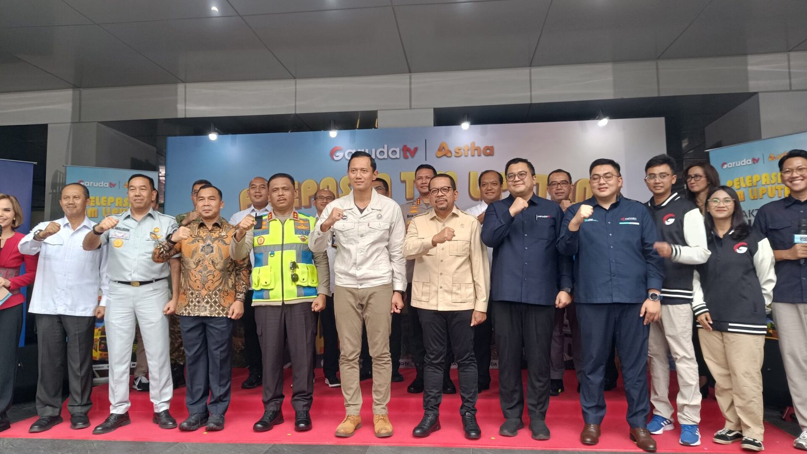 GarudaTV Lepas Tim Liputan Mudik 2026, AHY Tekankan Tradisi dan Keselamatan 2 mudik